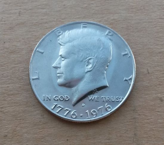 США, полдоллара 1976 г., 200 лет независимости, Кеннеди/Индепенденс Холл
