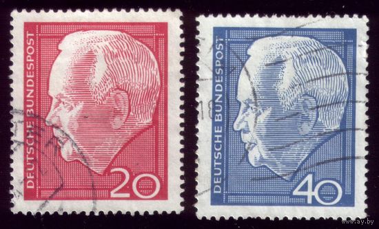 2 марки 1964 год ФРГ 429-430
