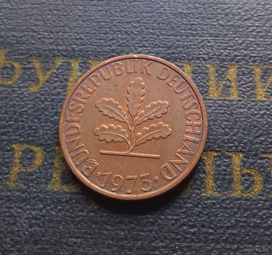 2 пфеннига 1973 (J) Германия ФРГ #03