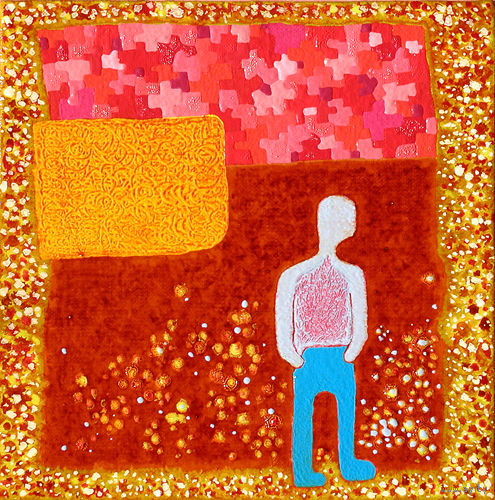Картина (холст, масло) 20 x 20 см