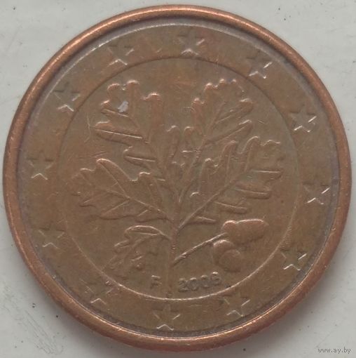 1 евроцент 2008 F Германия. Возможен обмен