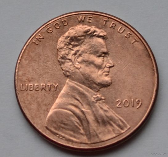 США, 1 цент 2019 г.