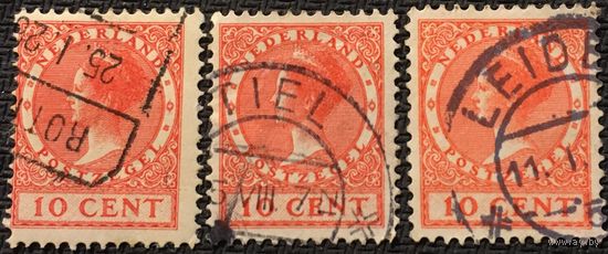 ЦІКАВІЦЬ АБМЕН! 1924, Вільгельміна, тып "veth", 10 цэнтаў
