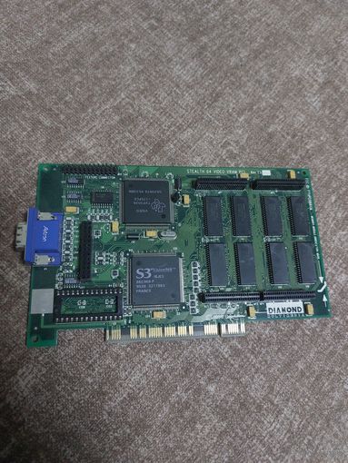 Ретро видеокарта Diamond stealth 64 Rev E3