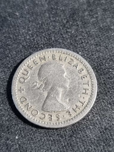 Родезия и Ньясаленд 3 пенса 1955