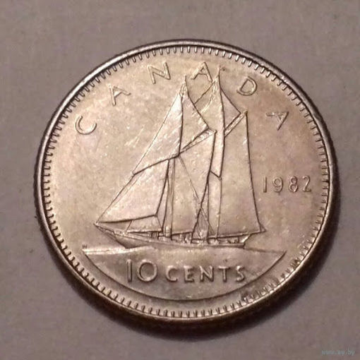 10 центов, Канада 1982 г.