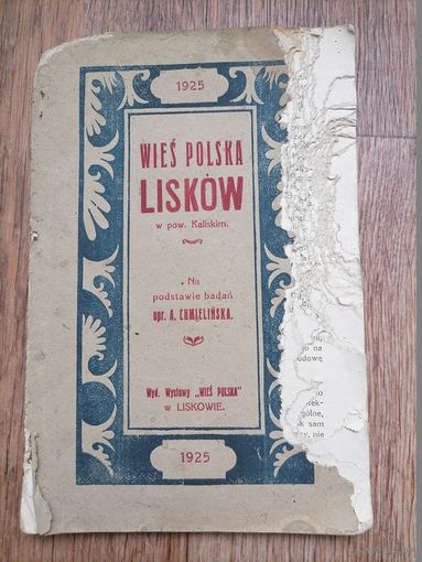 Польская деревня Лисков в Калишском районе.1925г. Анела Мария Хмелинская