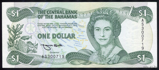BAHAMAS/Багамские острова_1 Dollar_L.1974 (1992)_Pick# 51_UNC