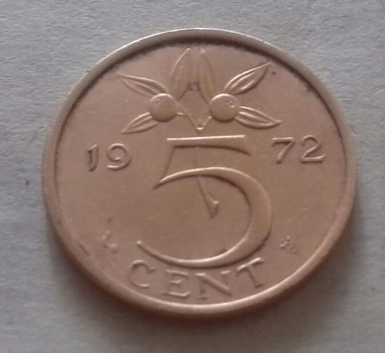 5 центов, Нидерланды  1972 г.