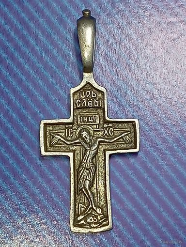 Крестик серебро 925 пробы .