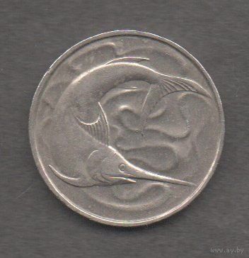 Сингапур. 20 центов 1974