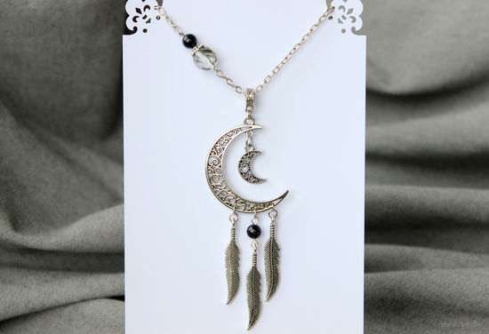 Кулон ловец снов месяц