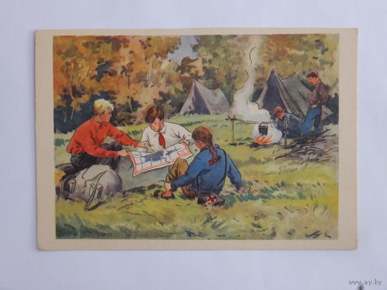 Оссовский пионер 1955  10х15 см