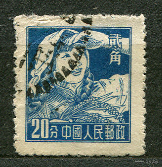 Работница сельского хозяйства. Китай. 1956
