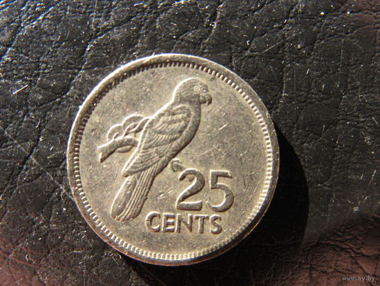 Сейшелы. 25 центов.1982. С 20 копеек. Распродажа коллекции. Смотрите другие лоты.