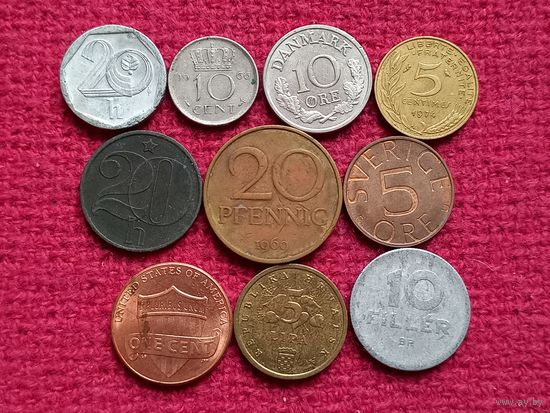 Лот монет Мира