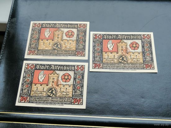 Германия нотгельд 50 пфенингов  1921 altenburg