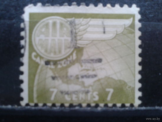 Зона Панамского канала, 1951. Стандарт. Авиапочта