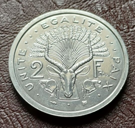 Джибути 2 франка, 1999    ( 2-11-6 )