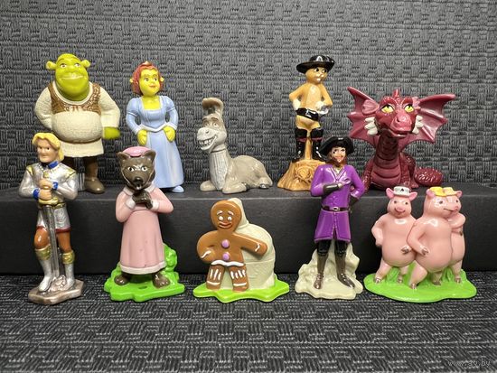 Ferrero. Киндер. Шрек 3 из серии Shrek 3 Merendero (2007)  ПОЛНЫЙ КОМПЛЕКТ!!!