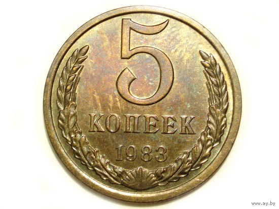 5 копеек 1983 aUNC #1