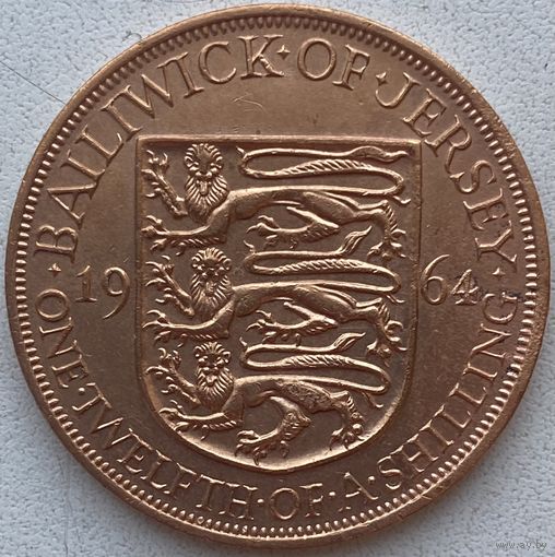 Джерси 1/12 шиллинг 1964 г.