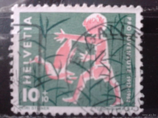 Швейцария 1962 Ребенок и утка