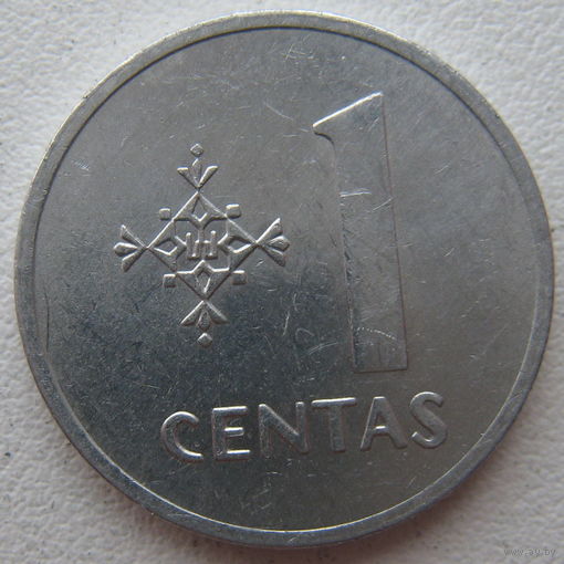 Литва 1 цент 1991 г.