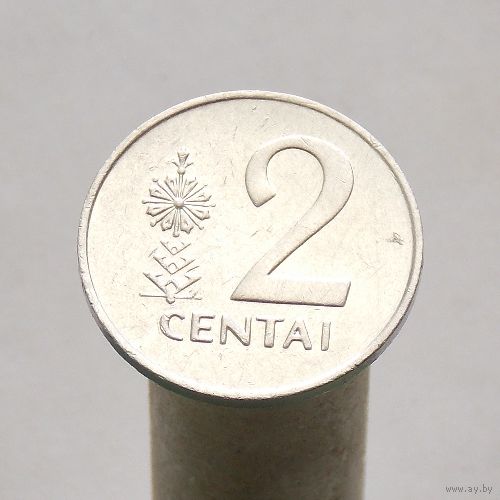 Литва 2 цента 1991