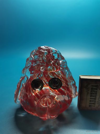 Статуэтка СССР Гутное стекло.