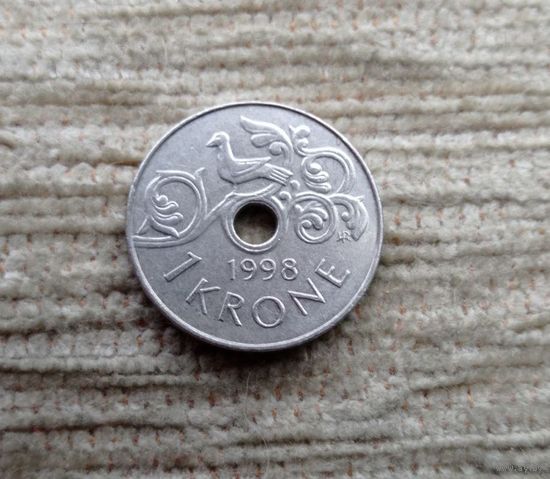 Werty71 Норвегия 1 крона 1998