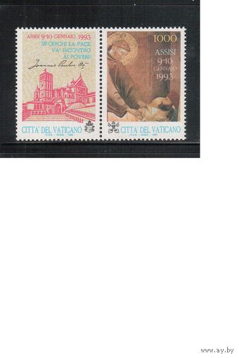 Ватикан-1993,(Мих.1079)  **   , Религия, Святой Франц(одиночка)