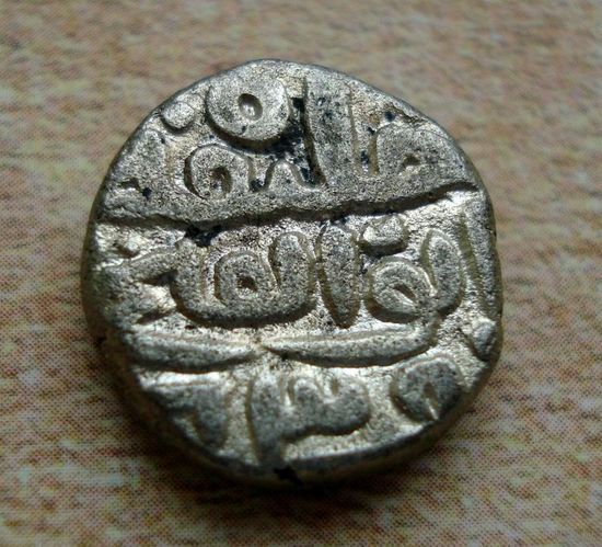 Султанат (Эмират) Джаунпур. Султан Хусайн-Шах (1458-1479 г.) 1/2 тангка.
