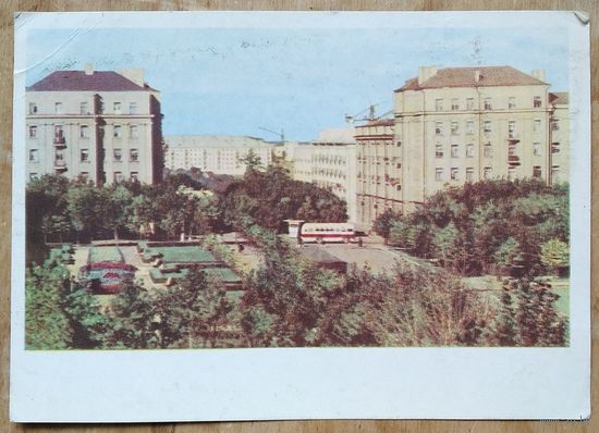 Магілеў. Вуліца Міру. (Могилев Улица Мира.) 1967 г. Чыстая.