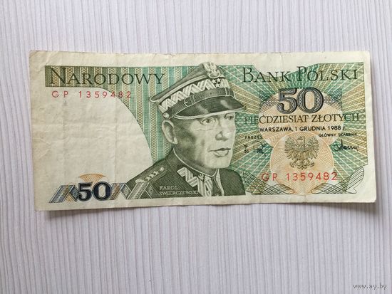 Польша, 50 злотых 1988