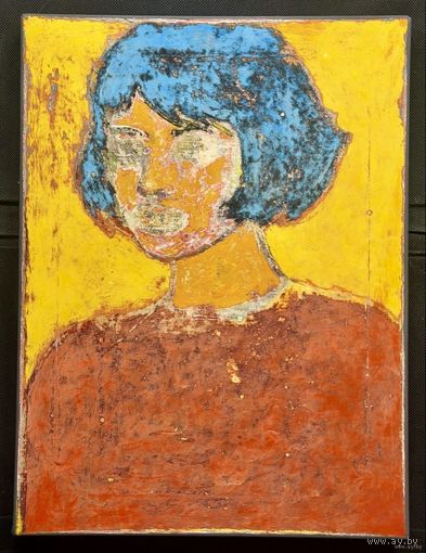 Лисовский А.С "Мальвина", холст, акрил. Размер 40х30 см.