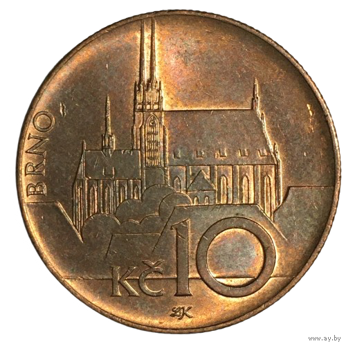 Чехия 10 крон, 2021