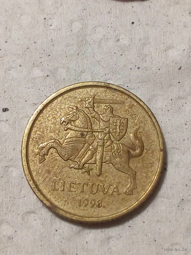 10 центов Литва 1998 год
