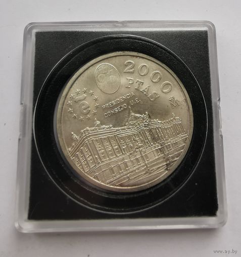 2000 птас 1995 г. Серебро. С рубля