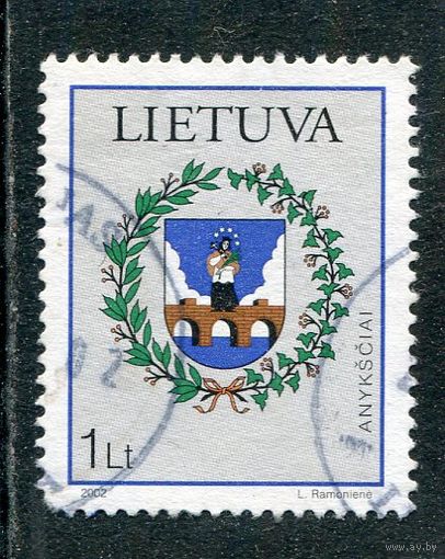 Литва. Герб гор.Аникщей
