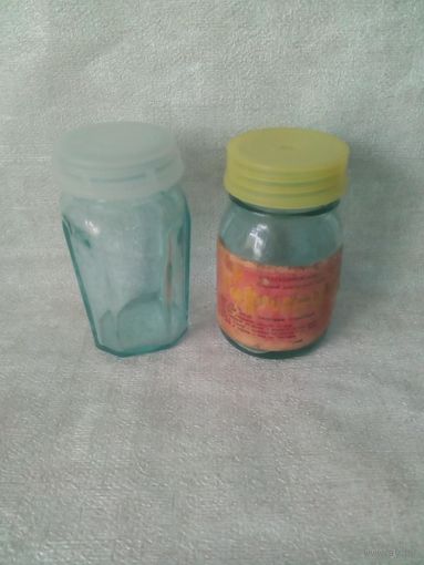 Баночки от горчицы СССР с крышками с этикеткой и без