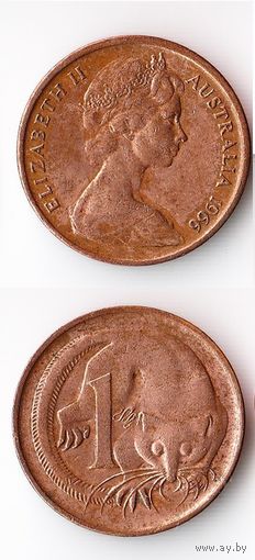 1 цент 1966 года Австралия