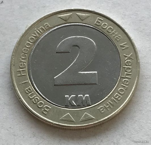 Босния и Герцеговина 2 марки 2019 биметалл