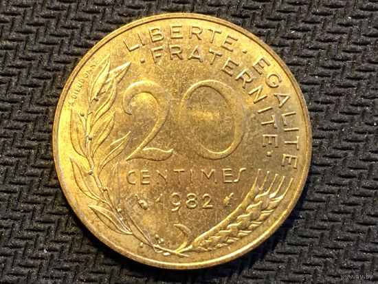 Цікавіць абмен! 20 сантымаў 1982