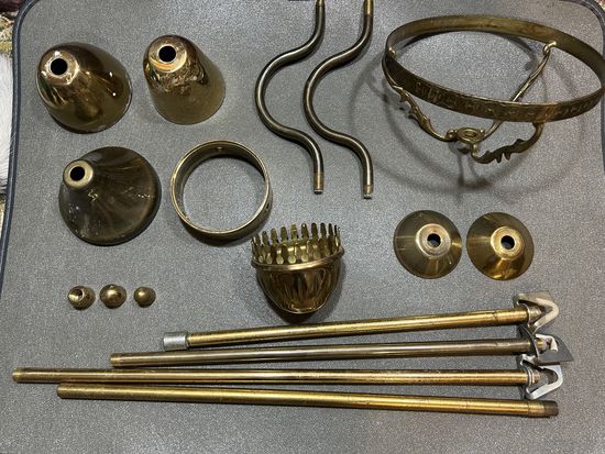 Элемент деталь латунь бронза для люстр бра светильников для творчества Цены разные написаны на фото