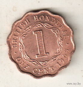 Британский Гондурас 1 цент 1965