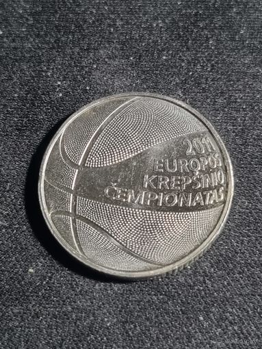 Литва 1 лит 2011 Чемпионат Европы по баскетболу
