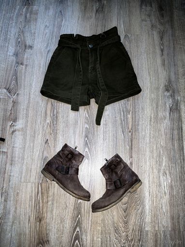 Шорты Denim co. цвета хаки, р.42