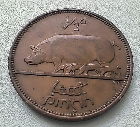 Ирландия 1/2 пенни, 1966. 6-14-19