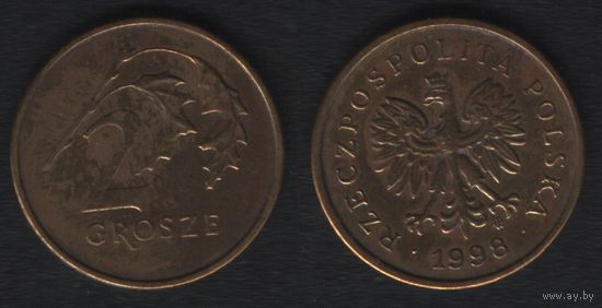 Польша y277 2 грош 1998 год (mw) (_alb2
